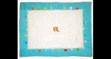 Label Label Boxkleed Blauw - Wit