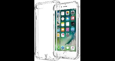 Hoesje Transparant geschikt voor Apple iPhone 7 - Shock Proof Hoesje Case met Versterkte rand