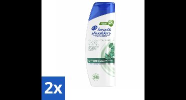 2 x Head & Shoulders - Shampoo - Jeukende Hoofdhuid - 100% Roosvrij - 300 ml - Anti-Roos Shampoo - Roze Shampoo - Jeukende Hoofdhuid - Microbiome Balance - Hoofdhuidproblemen