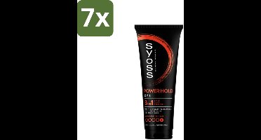 Syoss - Power Hold - Haargel - Extra Sterke Fixatie - 250 ml - Bulkverpakking - 7 stuks