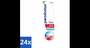 24 x Parodontax – Tandpasta – Active Repair Fresh Mint – 75 ml - Tandvlees Herstellen - Tandplak Verwijderen - Bloedend Tandvlees - Gezwollen Tandvlees - Ontstoken Tandvlees