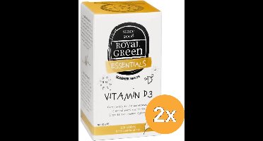 2x Royal Green Vitamine D3 (120 tabletten)