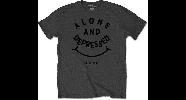 Bring Me The Horizon - Alone And Depressed Heren T-shirt - L - Grijs