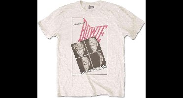 David Bowie - Serious Moonlight Heren T-shirt - XL - Wit
