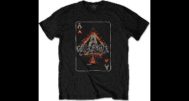 Aerosmith - Ace Heren T-shirt - L - Zwart