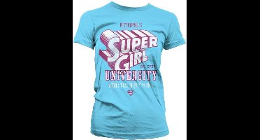 DC Comics Supergirl Dames Tshirt -XL- Athletics Dept. Blauw