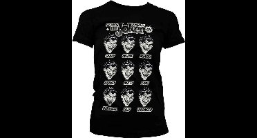 DC Comics Batman Dames Tshirt -L- The Many Moods Of The Joker Zwart
