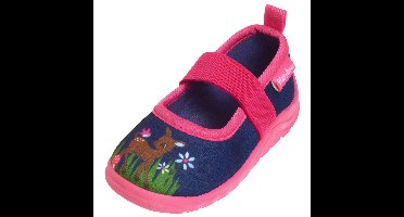 Playshoes pantoffels marine hertje