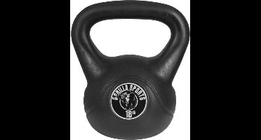 Gorilla Sports Kettlebell - Kunststof - Trainingsgewicht - 18 kg