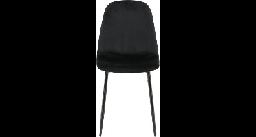 Venture-Home-Eetkamerstoelen-2-st-Polar-fluweel-zwart