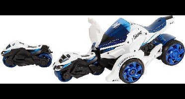 Toys Amsterdam Katapult-auto Jongens 18 Cm Staal Blauw/wit 2-delig