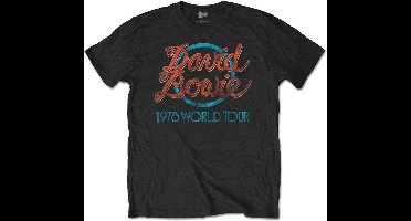 DAVID BOWIE - T-Shirt RWC - World Tour 1978 (M)
