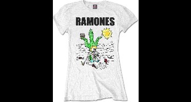 Ramones - Loco Live Dames T-shirt - L - Wit
