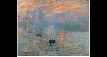 Kunstdruk Claude Monet - Impression (Sonnenaufgang) 80x60cm