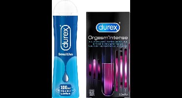 Durex Glijmiddel Play Sensitive 100ml + Durex Stimulerende Gel - Intense Orgasm 10ml