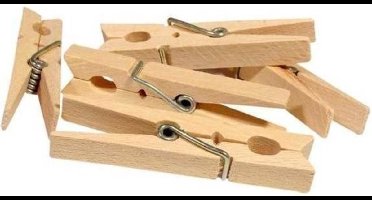 Benson Wasknijpers Hout XXL - 18 stuks