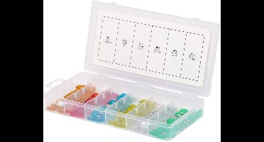 KS Tools 970.0280 970.0280 Ministeekzekering (auto) 5 A, 10 A, 15 A, 20 A, 25 A, 30 A 120 onderdelen