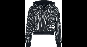 The Nightmare Before Christmas Pinstripe Jack Dames Trui met capuchon - zwart - L