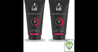 2 x Taft - Power Activity 7 - Styling Gel - Energieke styling - 150 ml - Grootverpakking - Styling Gel - Sweat-proof Gel - Actieve Styling - Krachtige Hold - Haar Stylen
