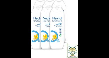 6 x Neutral - Babyshampoo - Gevoelige huid - Parfumvrij - Zonder Kleurstoffen - 250 ml - Wasstrips - Baby Shampoo - Hypoallergenisch Shampoo - Zachte Babyhuid - Gevoelige Huid - Parfumvrije Shampoo