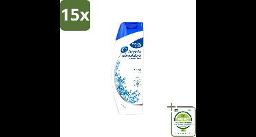 15 x Head & Shoulders - Shampoo - Classic Clean - 250ml - Grootverpakking - Vaatwasstrips - Anti-roos Shampoo - Roosvrij Haar - Fris Haar - Schoon Haar - Hoofdhuid Verzorging