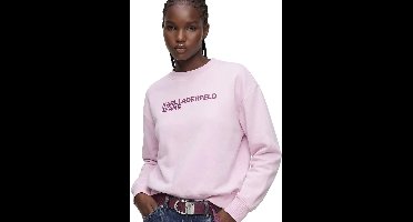 Karl Lagerfeld Jeans A1w20005 Sweatshirt Roze L Vrouw