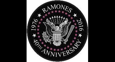 Ramones - 40th Anniversary Patch - Multicolours