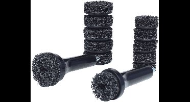 KS TOOLS Stehbolzen-Radnabenschleifer-Satz Ø 40 / 50 mm 14tlg. - 100.4080KS TOOLS Bout-wielnaafschuurmachine-set Ø 40 / 50 mm 14-delig - 100.4080