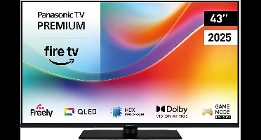 Panasonic -43W85BEZ tv 109,2 cm (43") 4K Ultra HD Smart TV Wifi Zwart
