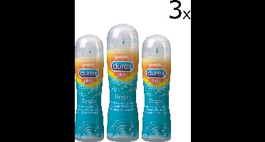 Durex Play Pleasure Gel Tingle Glijmiddel - 3 x 50 ml