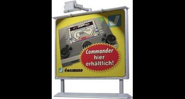 Viessmann 6336 H0 reclamebord met LED-verlichting Kant-en-klaar model