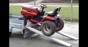 HP Autozubehör 11274 gerade Oprijsteunen 400 kg Aluminium 1500 mm x 215 mm x 35 mm