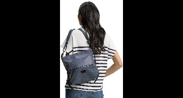 Tom Tailor - TTELIN M schoudertas met materiaalmix - Maat ONESIZE - blue