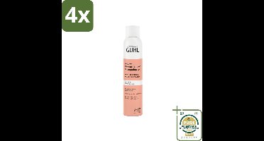 Guhl – Droogshampoo – Fruitige Frisheid 30 sec – 200 ml - Voordeelverpakking - 4 stuks - Frisheid - Perzik