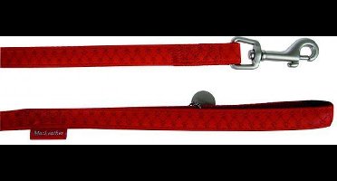 Macleather Looplijn Rood 120X2 CM
