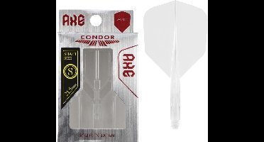 Condor Axe Flight System - Small Clear - Dart Flights