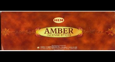 HEM Wierook - Amber - 1 los pakje à 20 stokjes