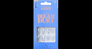 Gel Fantasy Dream Dust Kiss - Kunstnagels - Holo deeltjes, 28 stuks, maat S