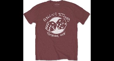 The Rolling Stones - Tumbling Dice Heren T-shirt - 2XL - Rood