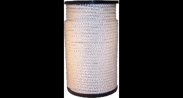 Muller nylon koord 4mm wit (Per 100 meter)