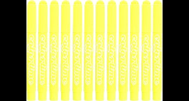 Colortime stift, 5 mm lijn, citroengeel, 12 stuks