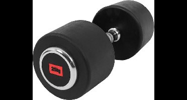 Gorilla Sports Vaste Halter 25 kg - Professionele Dumbbell - Rubber
