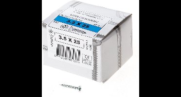 ASF Fischer Fischer Spaanplaatschroef platkop verzinkt pozidriv 3.5 x 25mm (Prijs per 200 stuks)