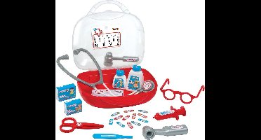 Smoby Dokterskoffer - 13-Delig - Inclusief Stethoscoop en Thermometer - Duurzaam en Veilig - Veel Speelplezier