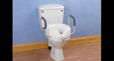 Toiletverhoger met armsteunen - 10 cm verhoging - Adhome