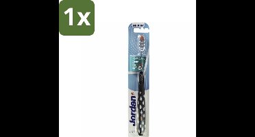 1 x Jordan - Tandenborstel - Individual Clean - Medium - Tandenborstel - Mondverzorging - Tandenborstel Medium - Tandenborstel Voor Gezond Gebit - Ergonomische Tandenborstel