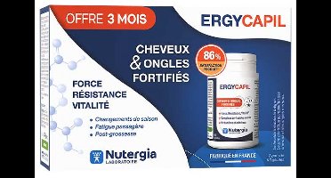 Nutergia Ergycapil Haar & Nagels Versterkt Set van 3 x 90 Capsules