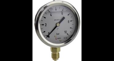 ICH Manometer 63R-1.MGE Aansluiting (manometer): Onderkant -1 tot 0 bar Schroefdraad (buiten) 1/4 1 stuk(s)
