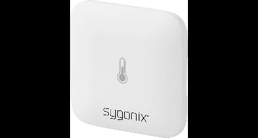 Sygonix SY-6052186 Temperatuursensor en luchtvochtigheidssensor Wit