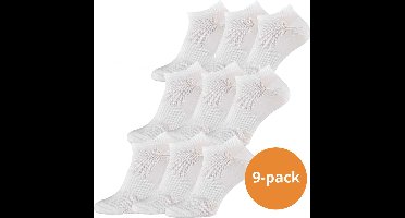 Xtreme Sockswear Fitness Sneakersokken - 9 paar - Witte Fitness sokken - Maat 42/45